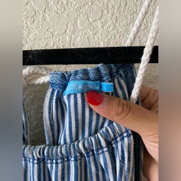 J. McLaughlin Striped Linen Dress - Picture 4 of 5